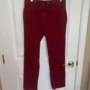 Chaps Red Corduroy Pants